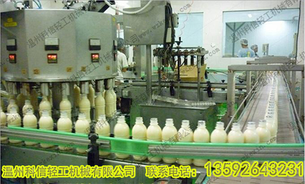 整套花生奶生产线设备价格|全自动花生奶饮料加工设备厂家温州科信